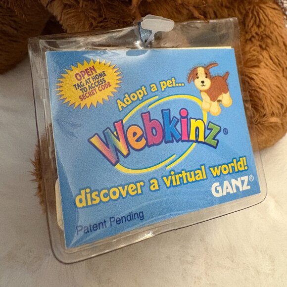 Webkins Ganz Brown Dog HM195 Sealed Code Tag Plush Dog Stuffie (SKU: 252TO) - Picture 7 of 14